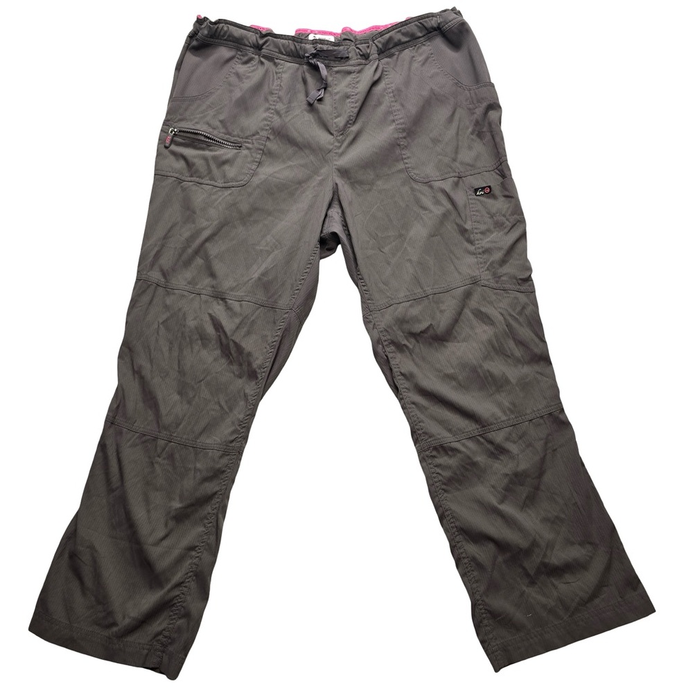 Koi Lite Slim Fit Scrub Pants Wide Leg Cargo Gray 2X Regular